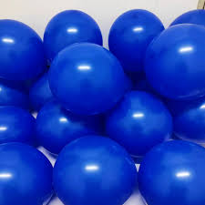 Blue 9" balloons