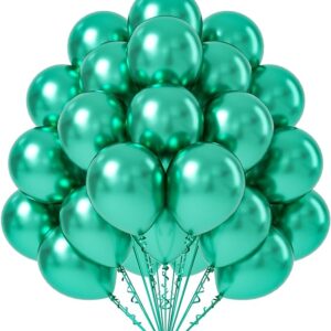 Chrome green 9" balloons