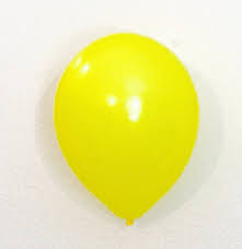 Yellow 9" balloons